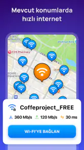 WiFi Map: Ücretsiz Wi-Fi bul screenshot
