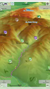 WildMaps - offline navigation screenshot