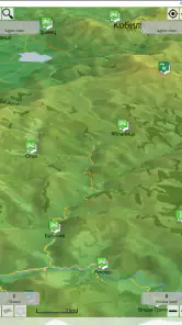 WildMaps - offline navigation screenshot