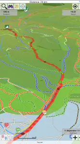 WildMaps - offline navigation screenshot