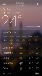 Yahoo Hava Durumu screenshot