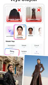 Yapay Zeka Manken: Diress screenshot