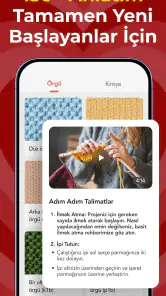 YarnPal - Yeni Başlayan Örgü screenshot