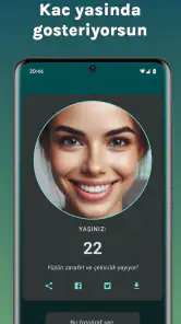 Yaş Uygulaması - Yüz Analizi screenshot