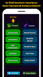 Yazar Eser Eşleştirme Oyunu 1