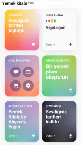 Yemek Tarifleri uygulama screenshot