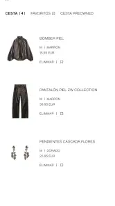 Zara screenshot