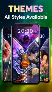 Zipper Lock Screen: Zip Locker screenshot