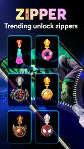Zipper Lock Screen: Zip Locker screenshot