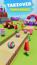 Candy Ball Run - Rolling Games 5
